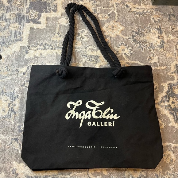 Iceland Gallery Reykjavik Black Tote Bag - Picture 1 of 3